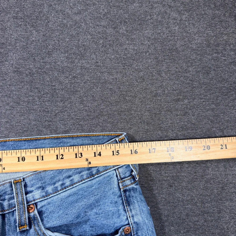 Levi's 501 Original Fit Jeans Men 31x32 Blue Straight Leg Button Fly Denim